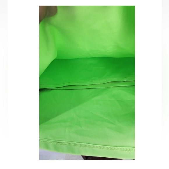 NWT Nike Jordan Asymmetric One-Shoulder Active Crop Top - Neon Green, Size L - Picture 6 of 7